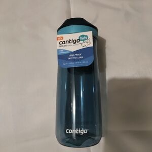 Contigo kids blue water bottle 20 oz.